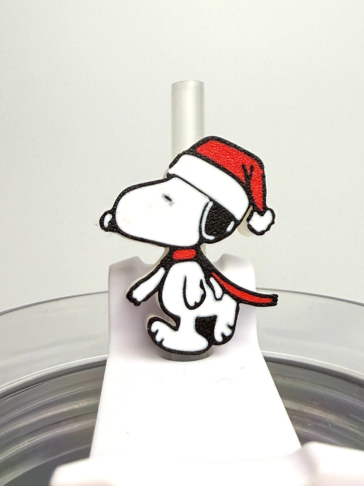 Snoopy Dog Straw Charm