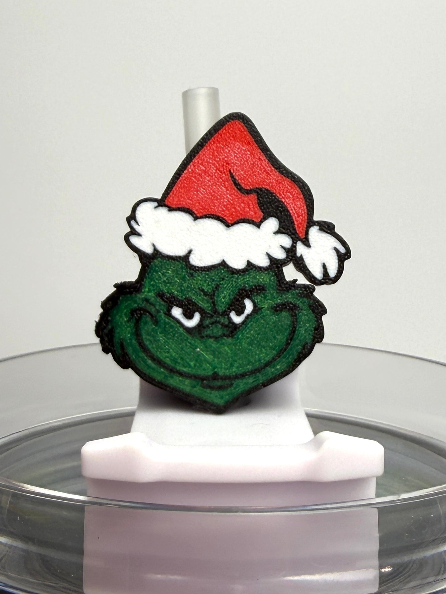 Green Guy Straw Charm