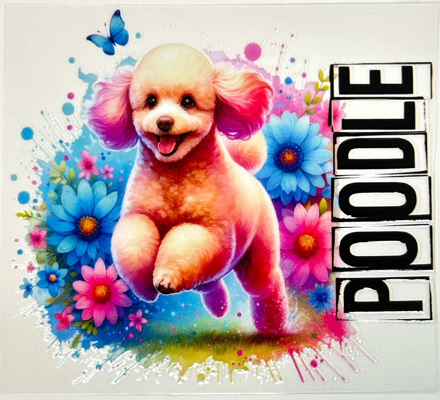 Poodle Decal-413
