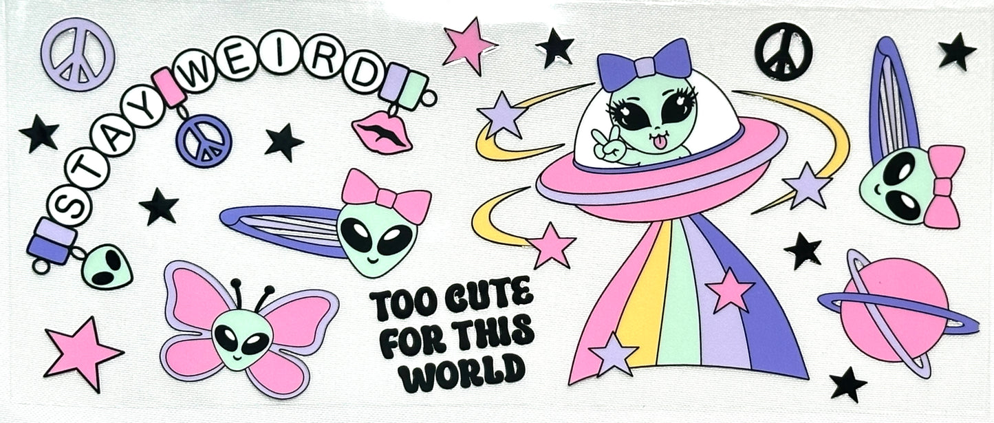 Stay Weird Alien Wrap-482