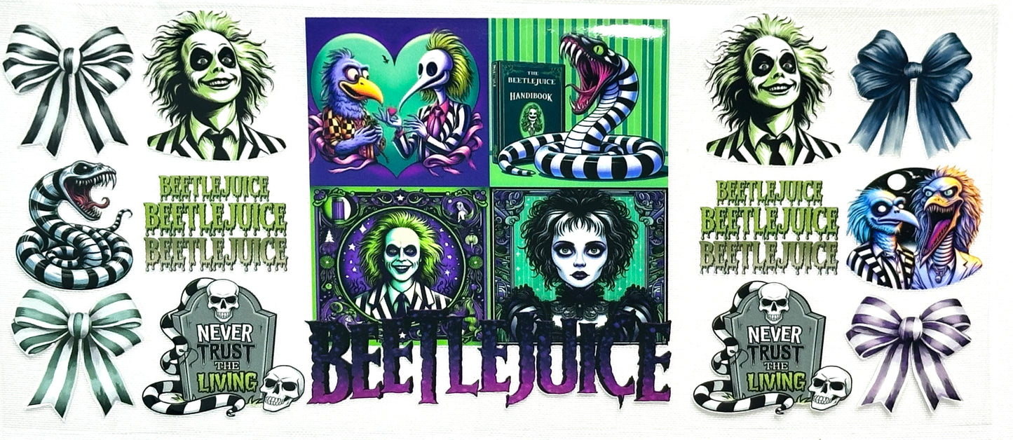 Collection of Beetle Guy stickers with various designs and text.