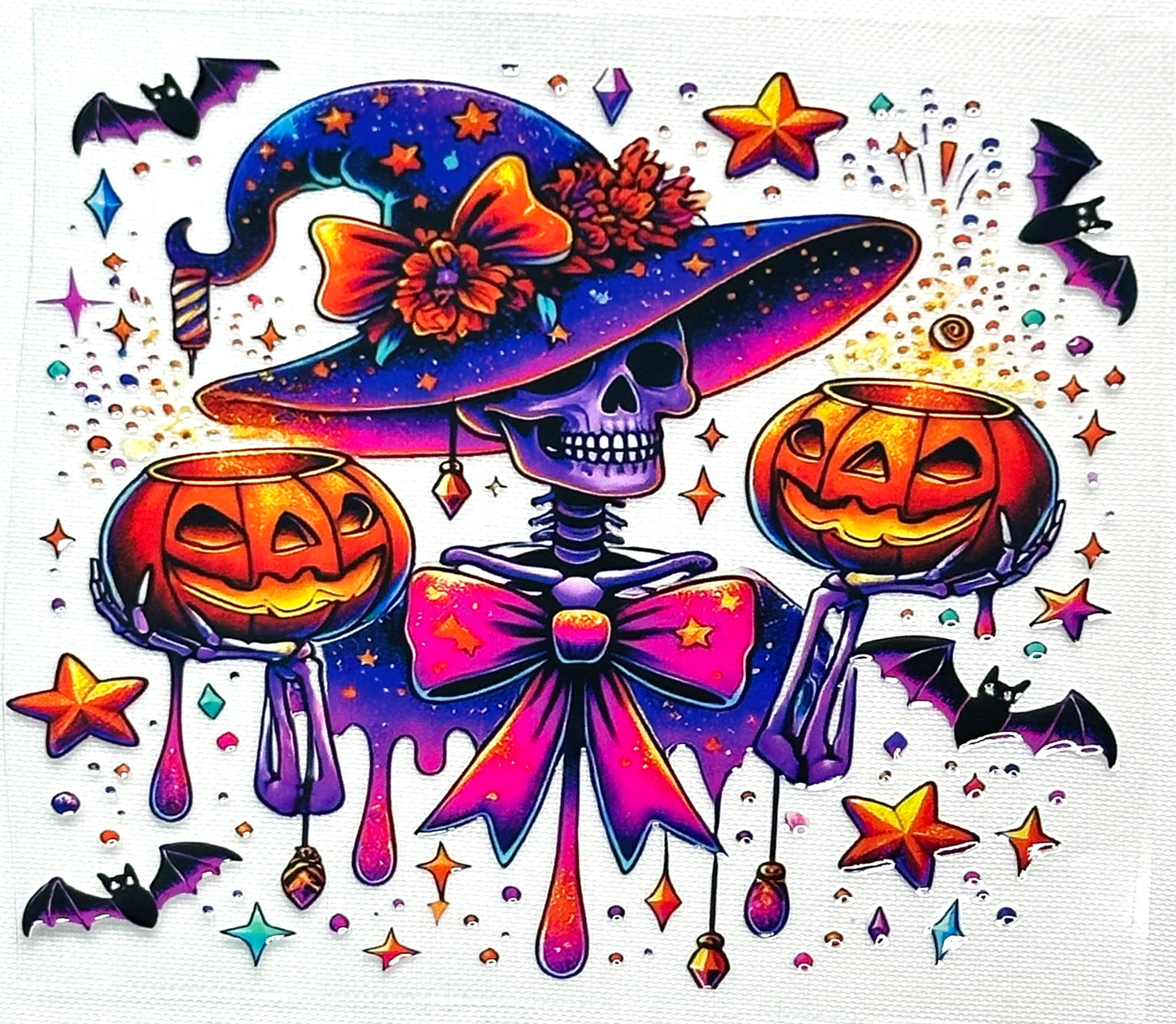 Skeleton Witch Decal-508