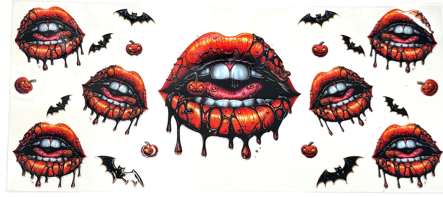 Dripping Lips and Bats Wrap-960