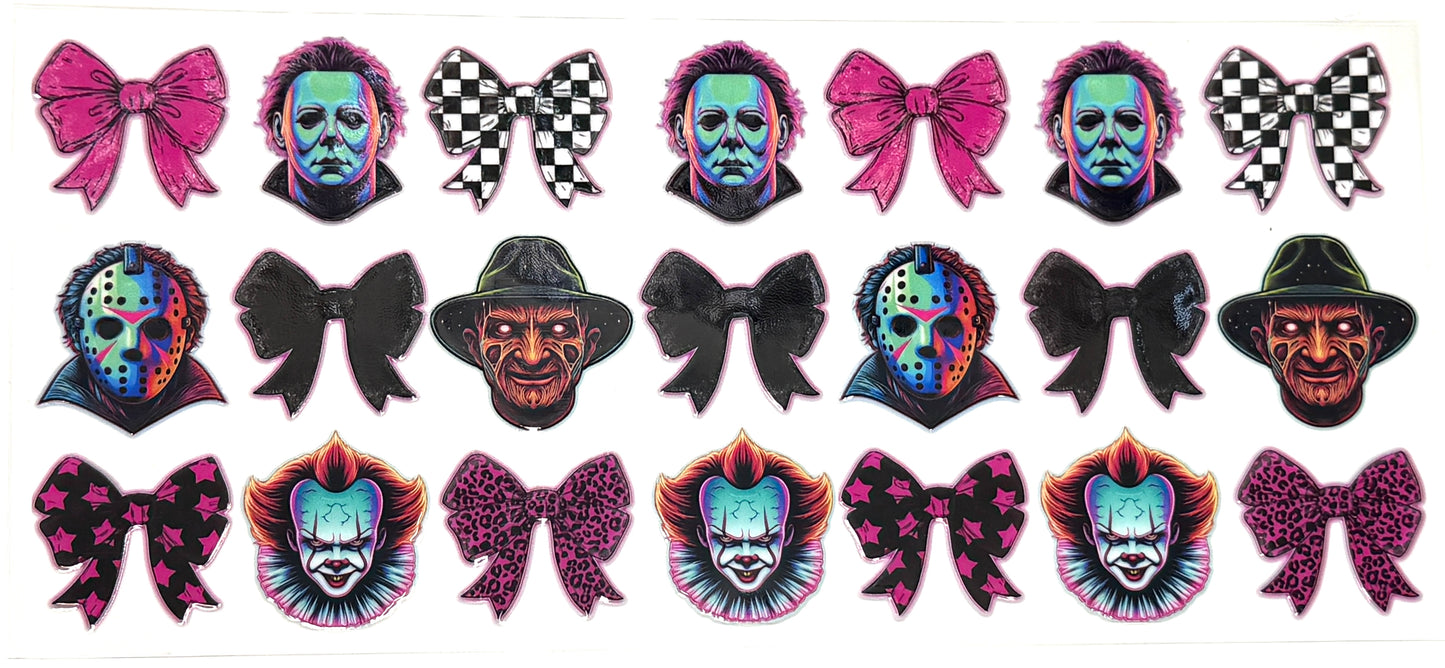 Horror Halloween and Bows Wrap-988