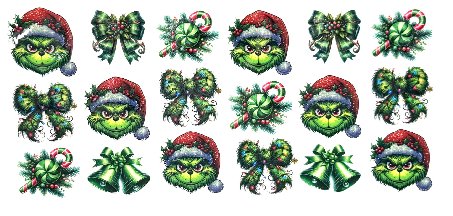 Green Guy and Bows Wrap-1011