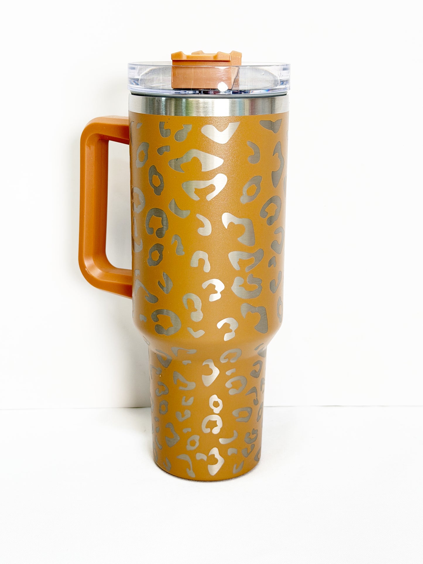 40oz Leopard Stainless Steel Tumbler