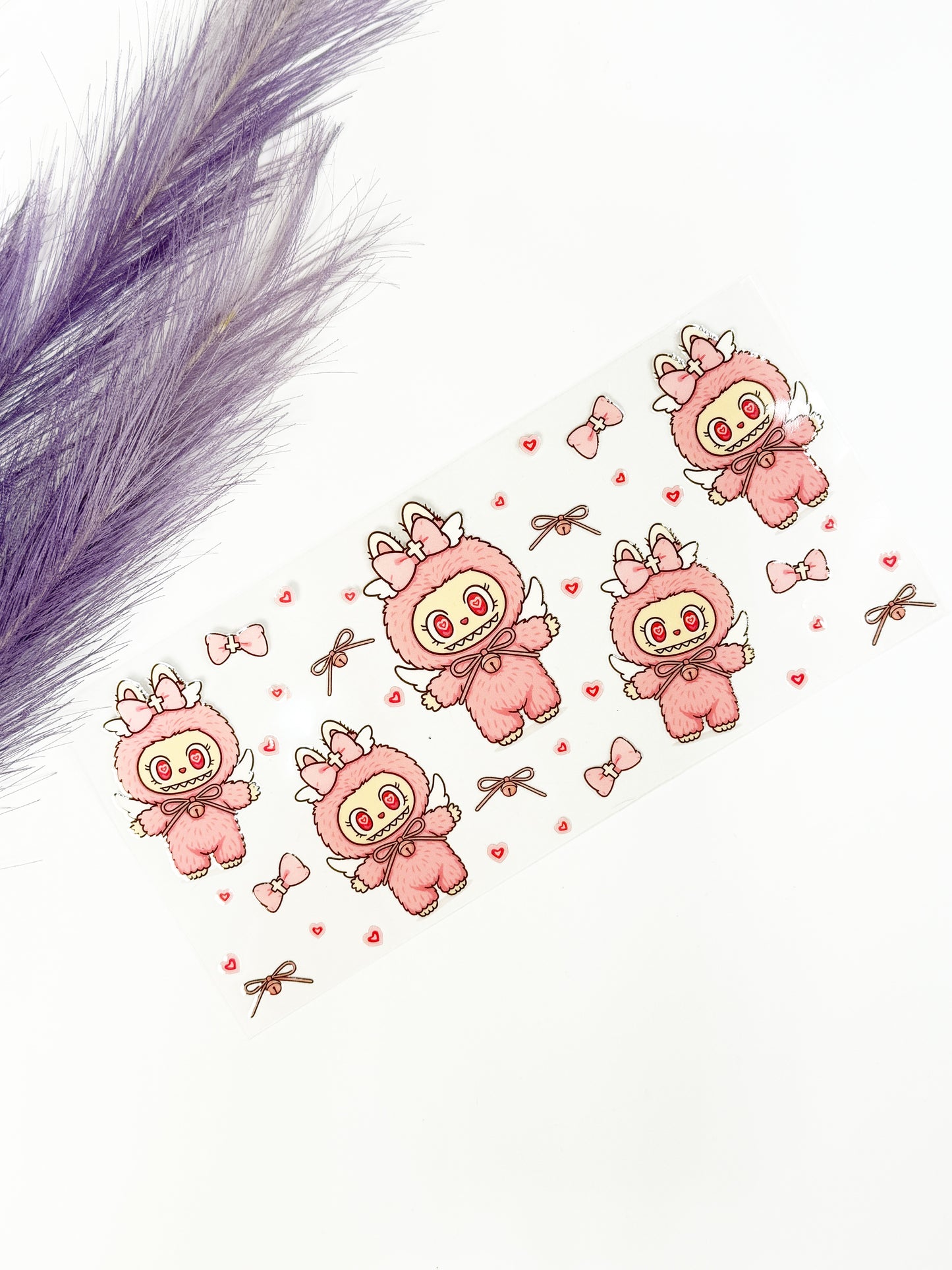 Fuzzy Friend/Bows/Hearts Wrap-1154