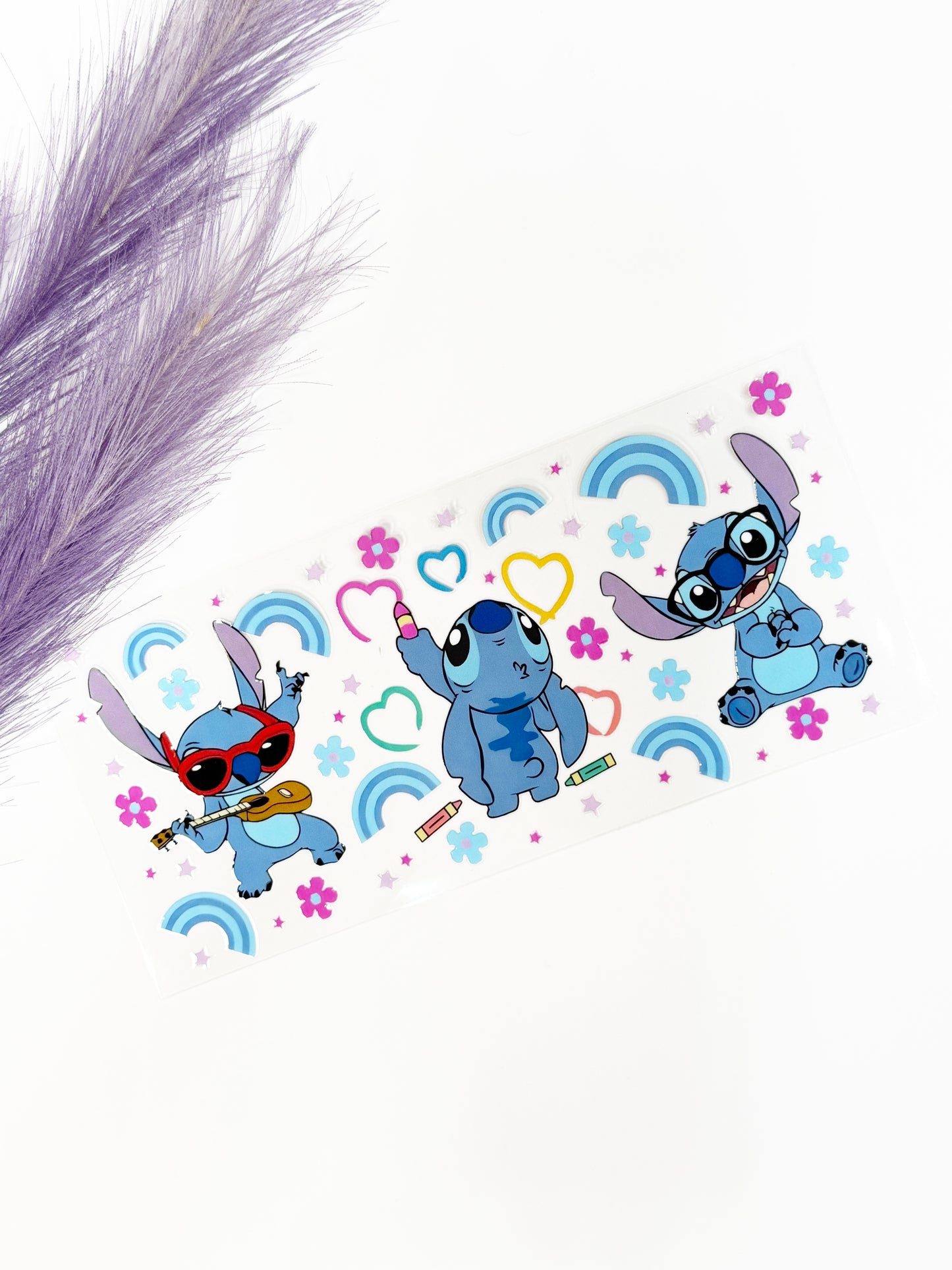 Blue Guy and Rainbows-1187