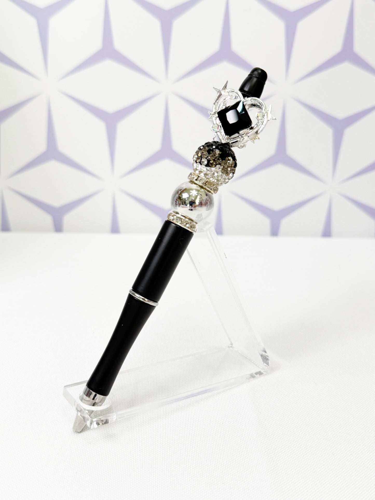 Metal Heart with Gem Pen