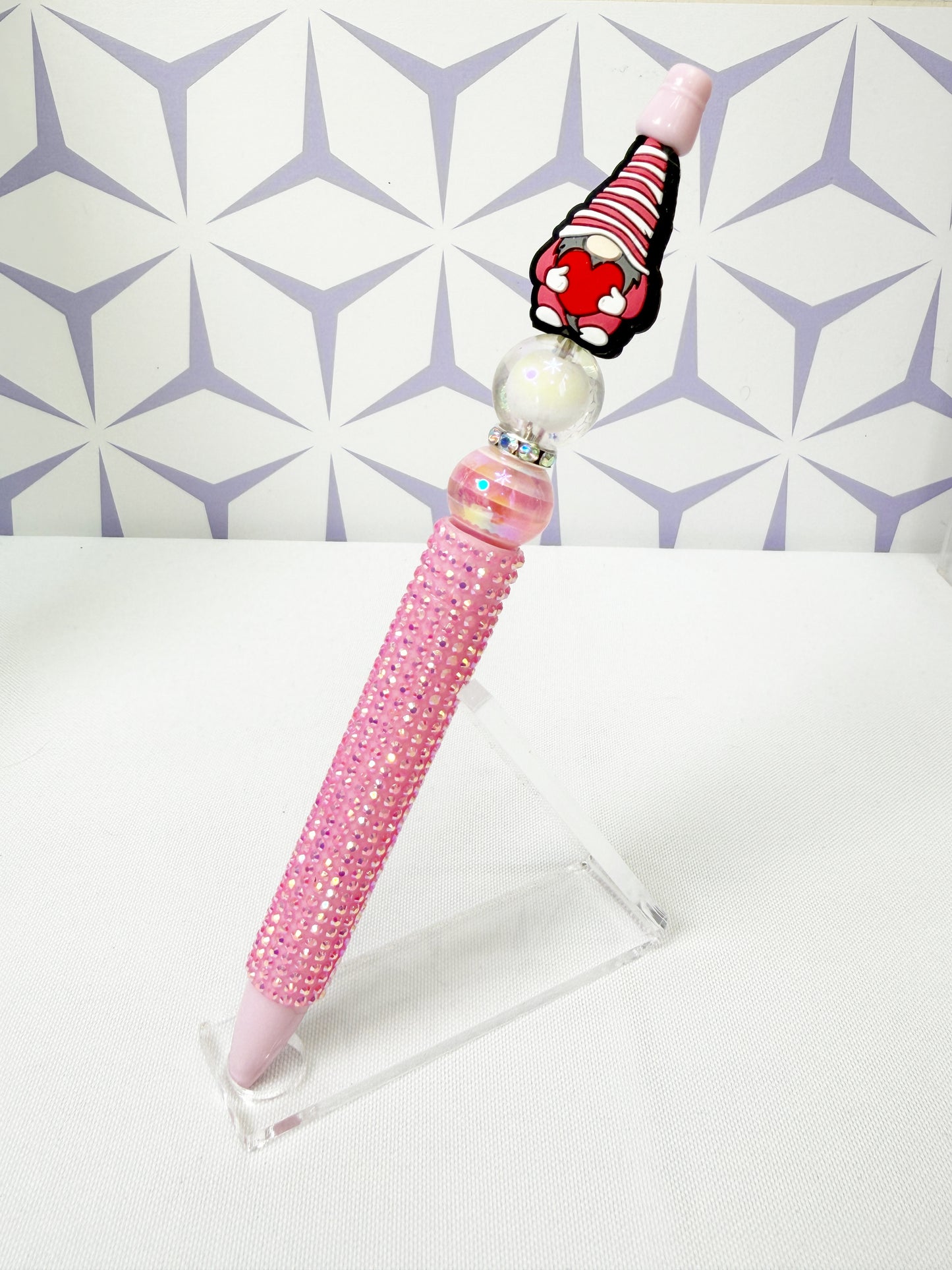 Gnome Rhinestone Pen