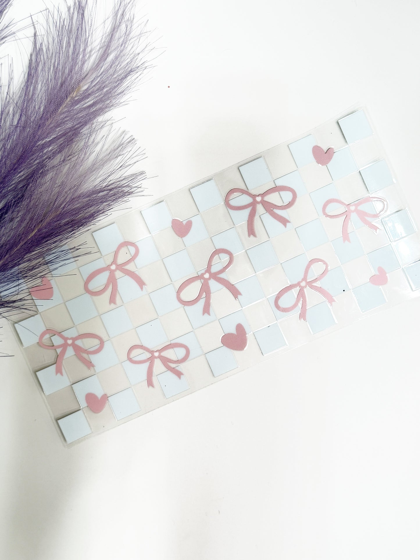 Checkered Bows and Hearts Wrap-1280