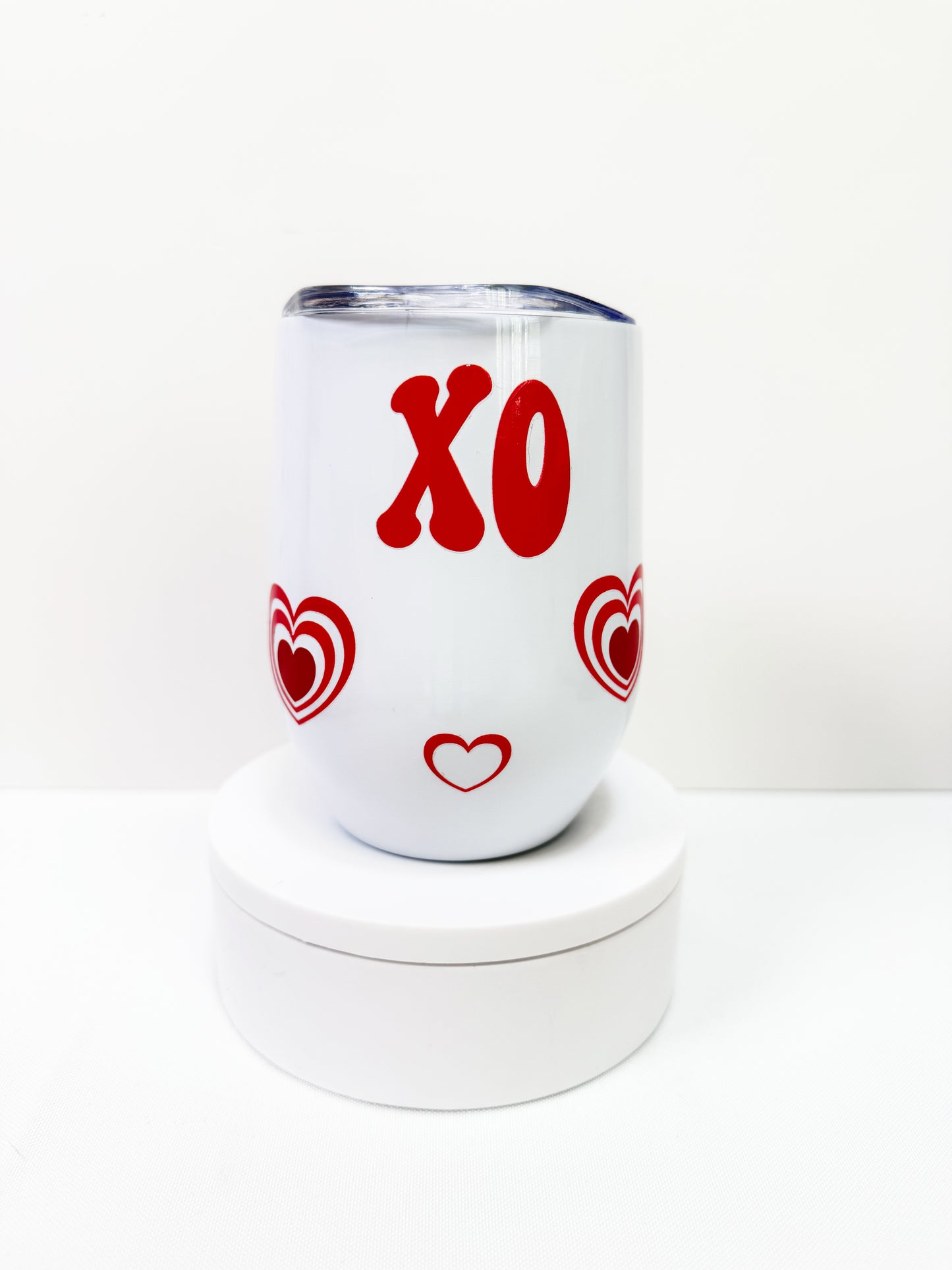 Xo and Hearts Stainless Steel Tumbler