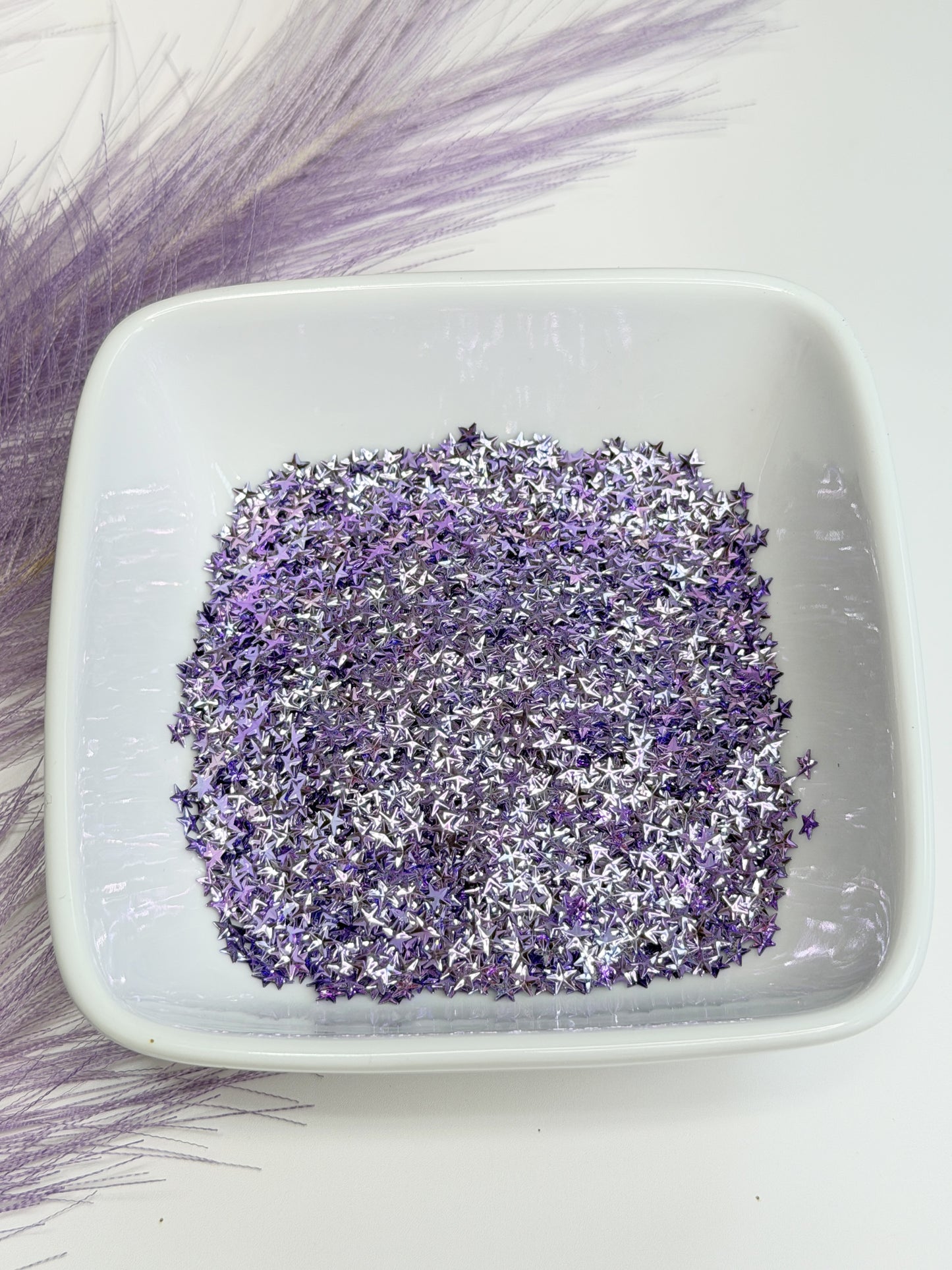 S104 Purple Star Glitter