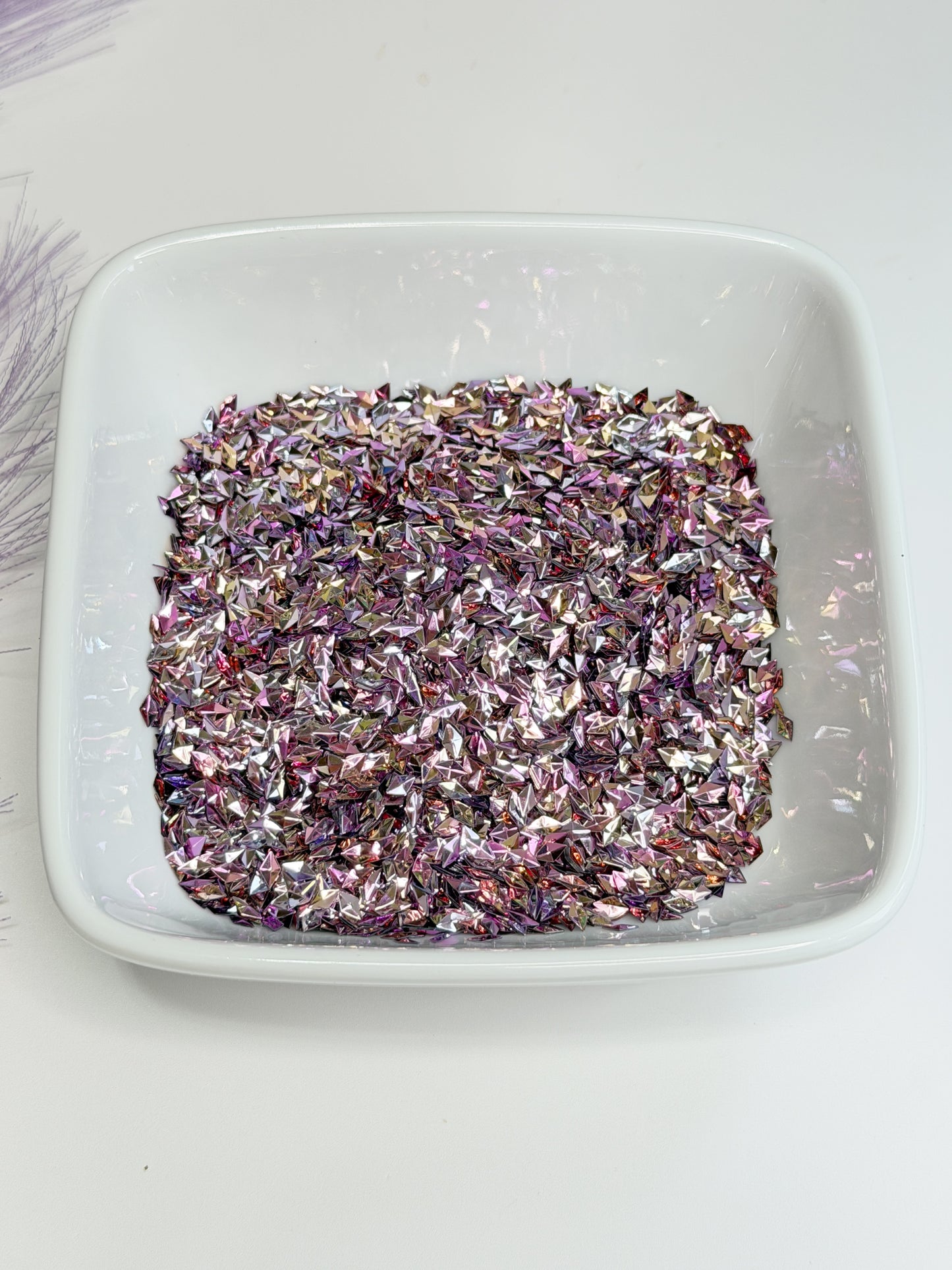 D105 Pink Marquis Diamond Glitter