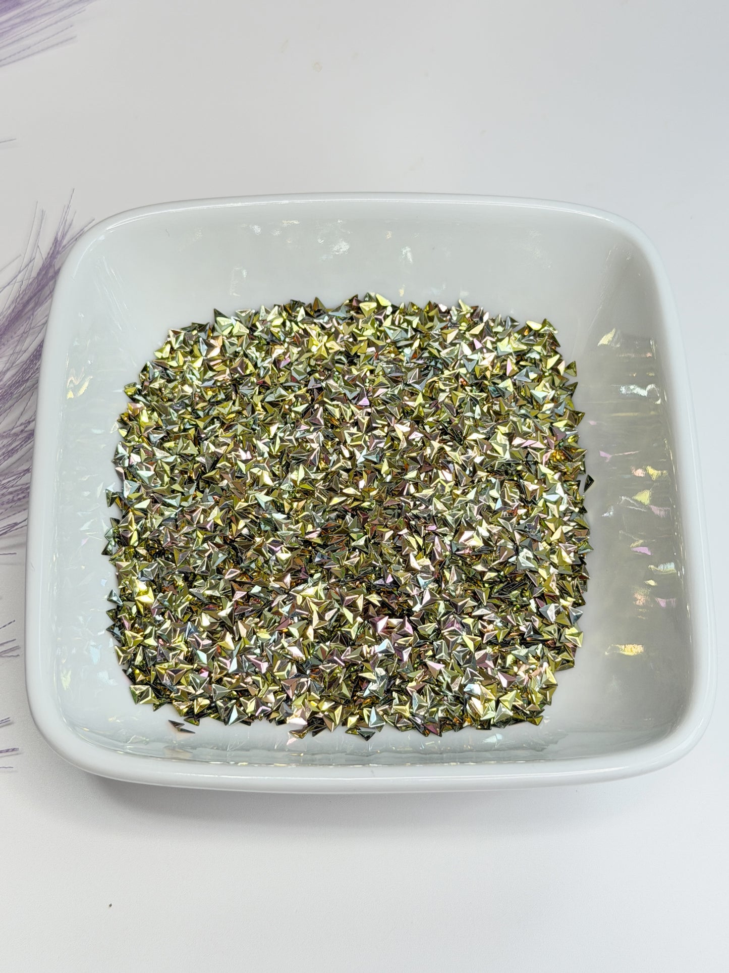 D111 Gold/Pink Chevron Glitter