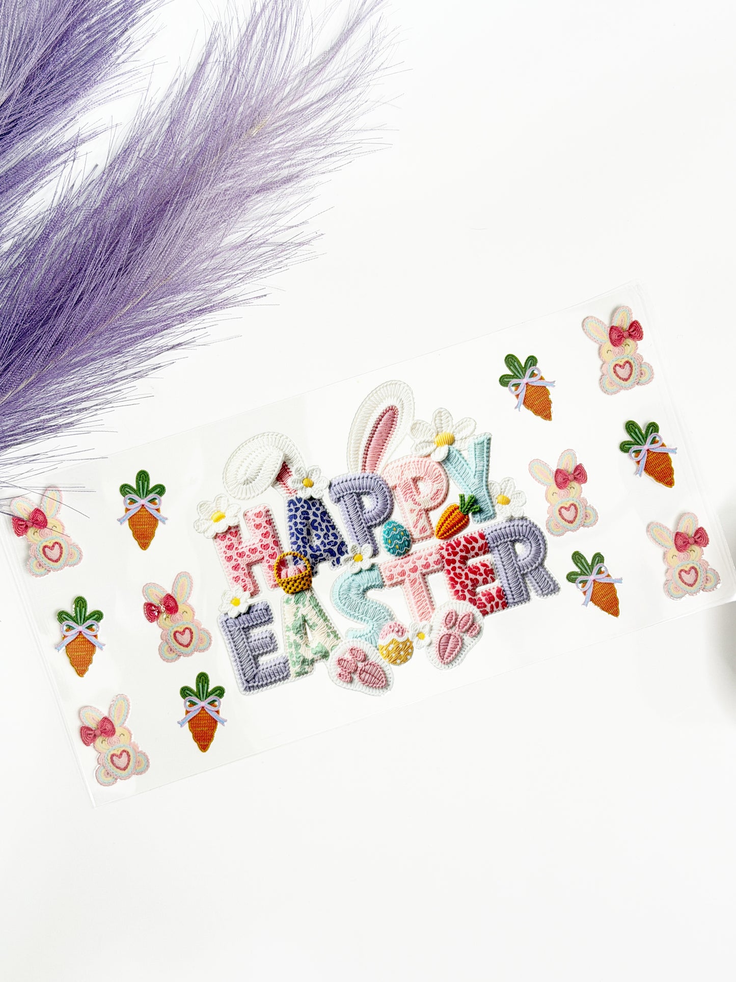 Happy Easter Stitch Like Wrap-1290