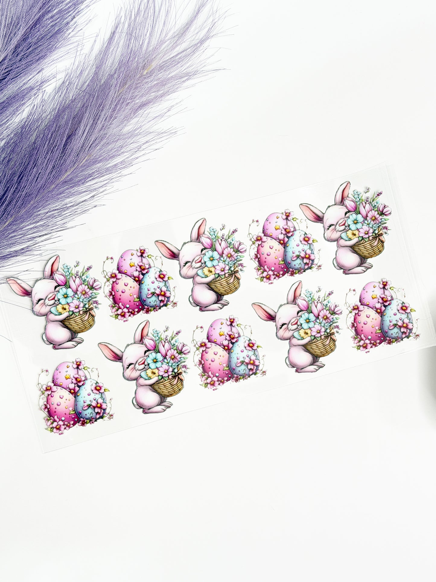 Bunny Basket and Eggs Wrap-1301