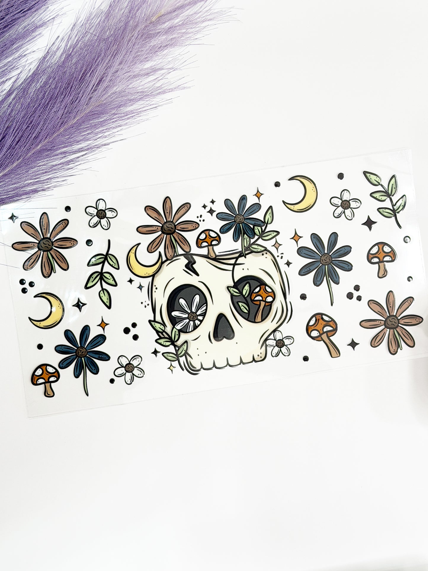 Floral Skulls Wrap-1363