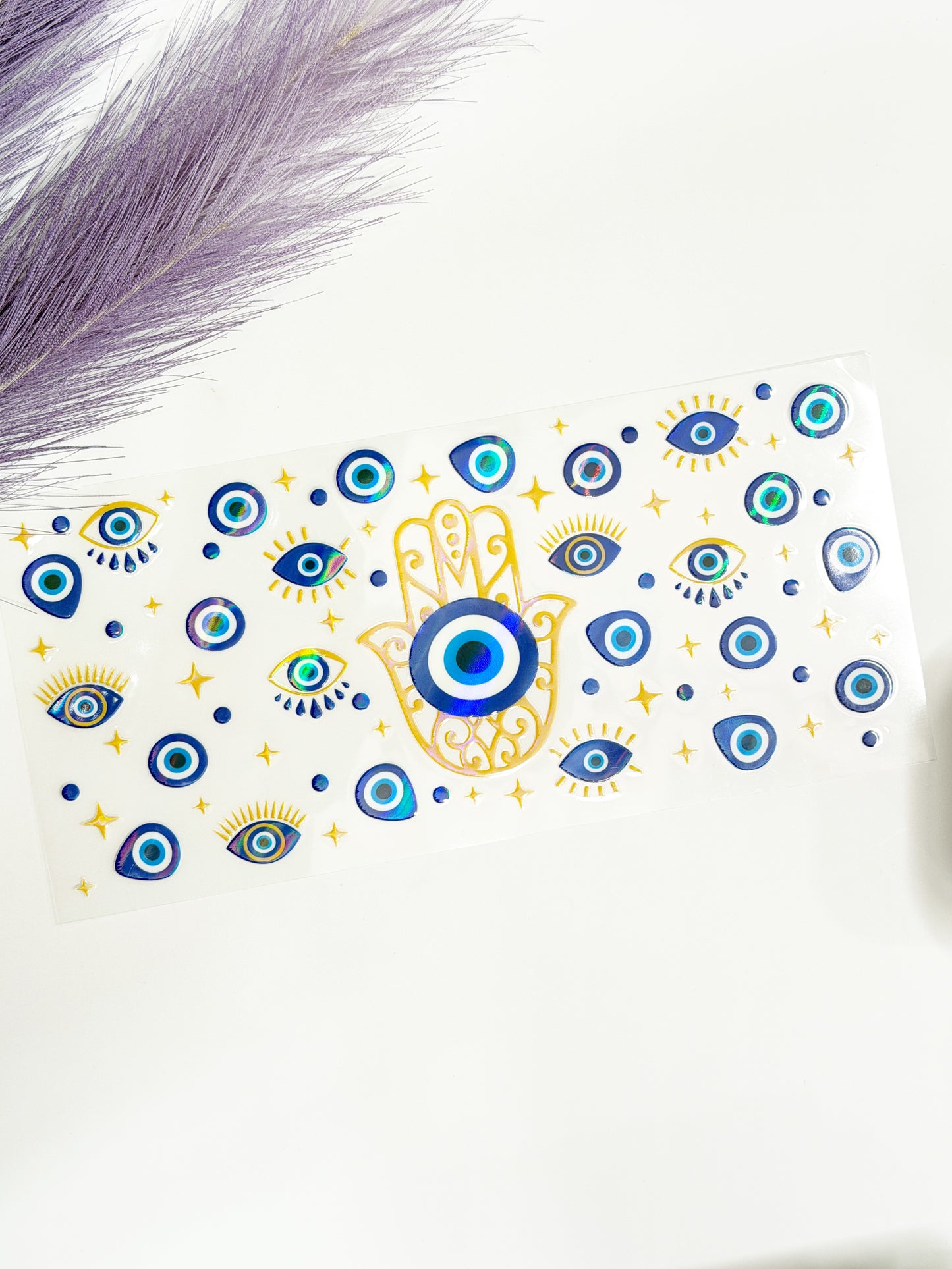 Holographic Hamsa Hand Wrap-1368