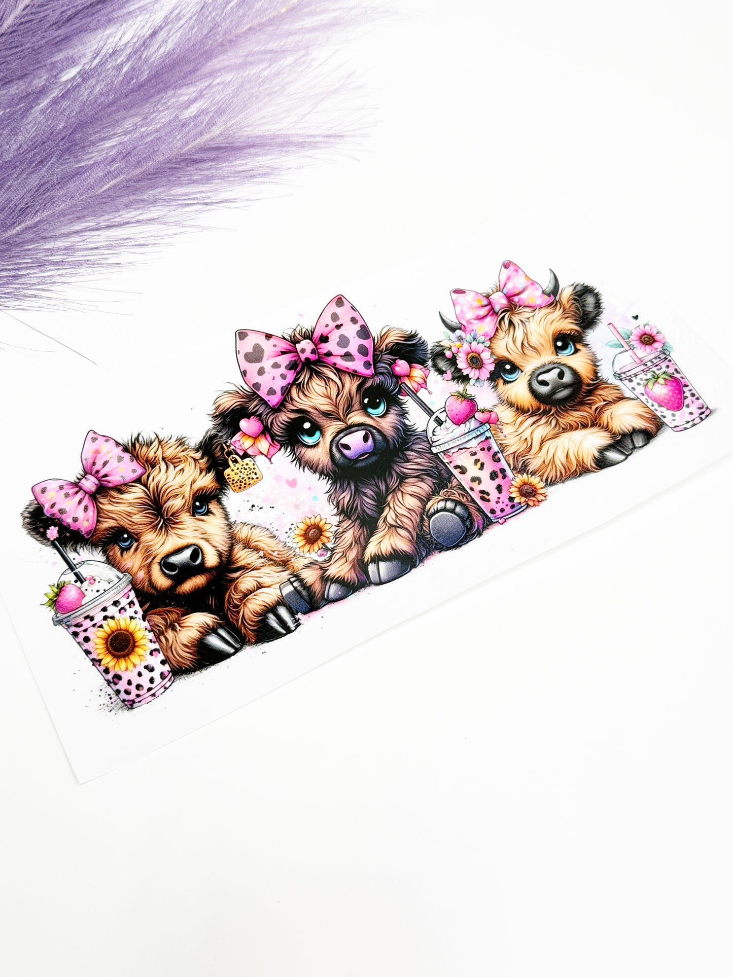Highland Cow Trio Wrap-1558