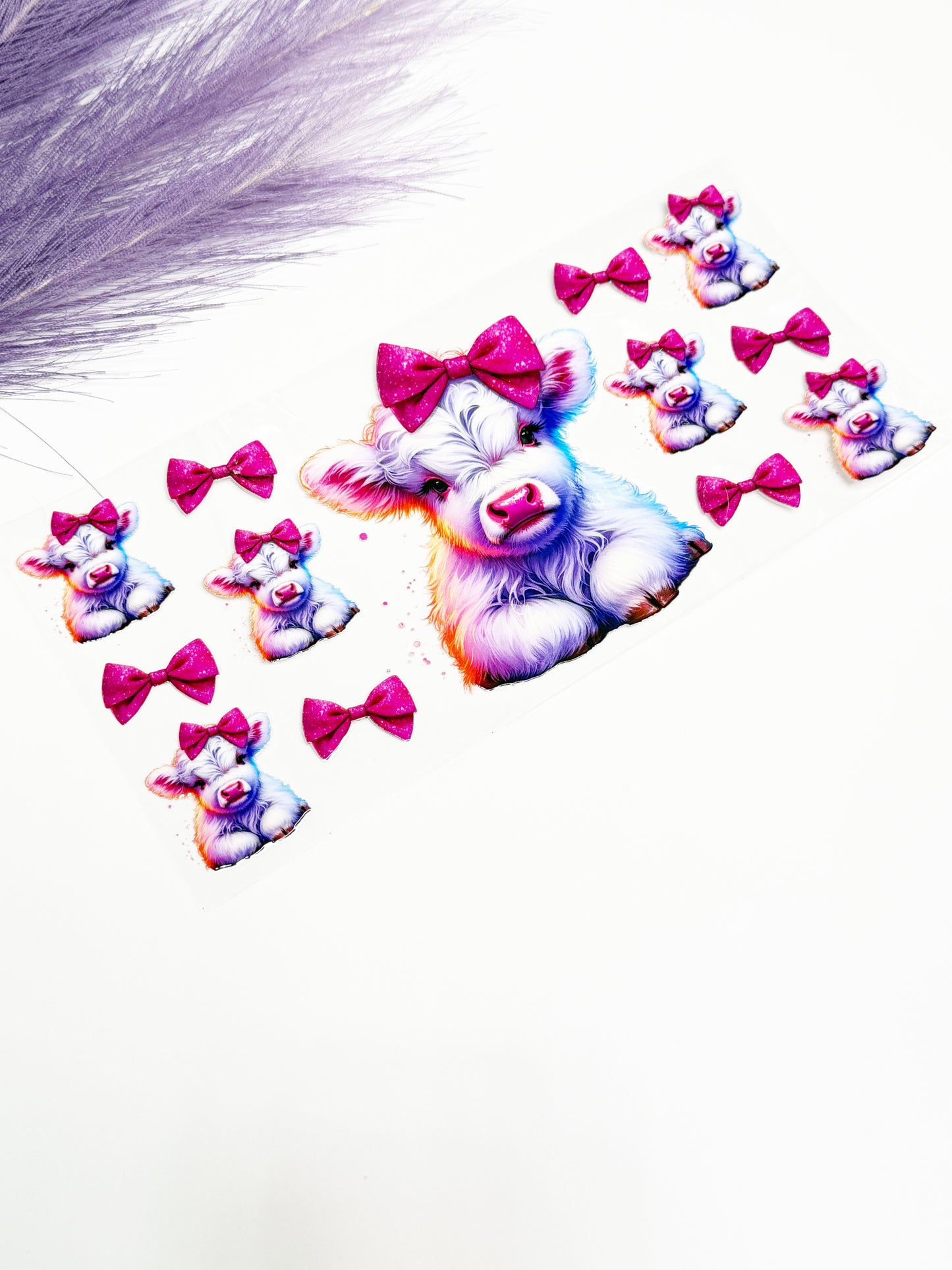 Pink Bow Cow Wrap-1576