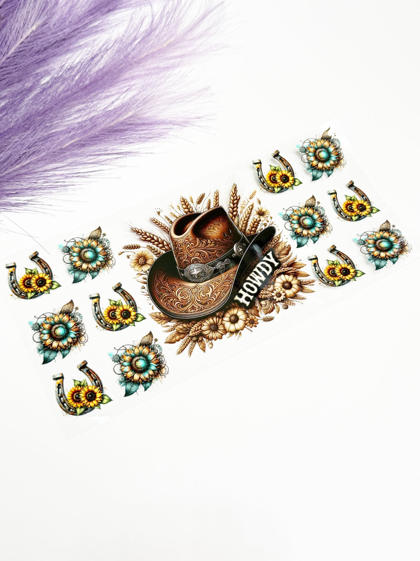 Howdy Sunflower Hat Wrap-1618