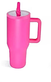 40oz. Stainless Steel Tumbler Flip Lid w/Handle (NON-SNOWGLOBE)
