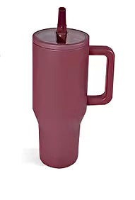 40oz. Stainless Steel Tumbler Flip Lid w/Handle (NON-SNOWGLOBE)