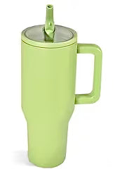 40oz. Stainless Steel Tumbler Flip Lid w/Handle (NON-SNOWGLOBE)