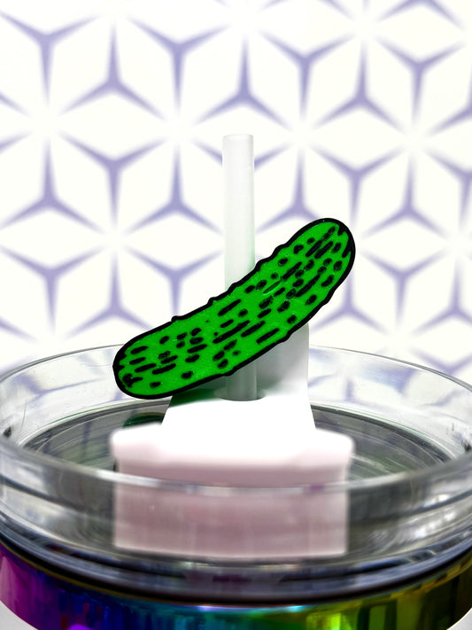 Pickle Straw Charms