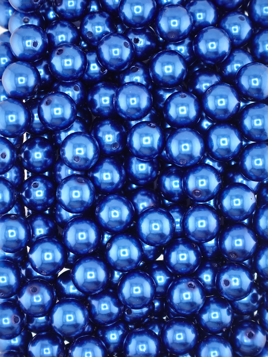 Collection of Pearl Navy Blue Beads