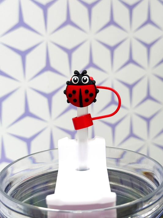 Ladybug Straw Topper