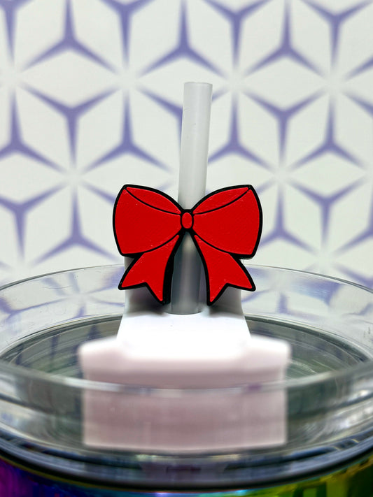 Bow Straw Charm