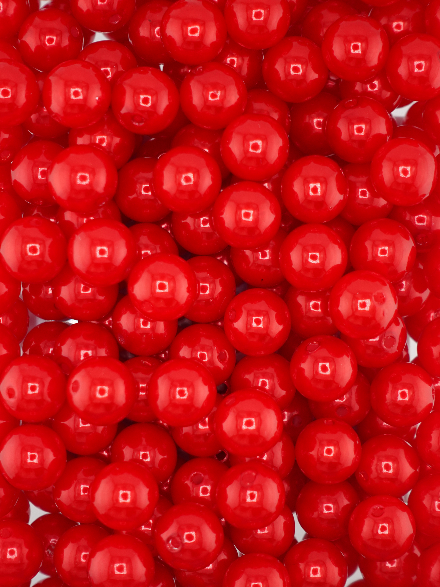 Collection of Pearl Red Beads