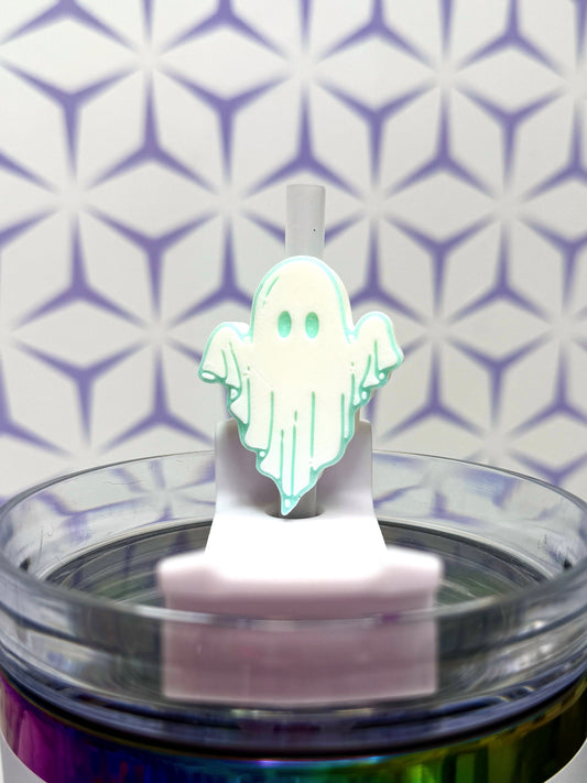 Ghostie Straw Charm