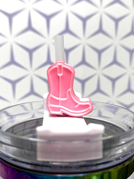 Cowgirl Boot Straw Charm