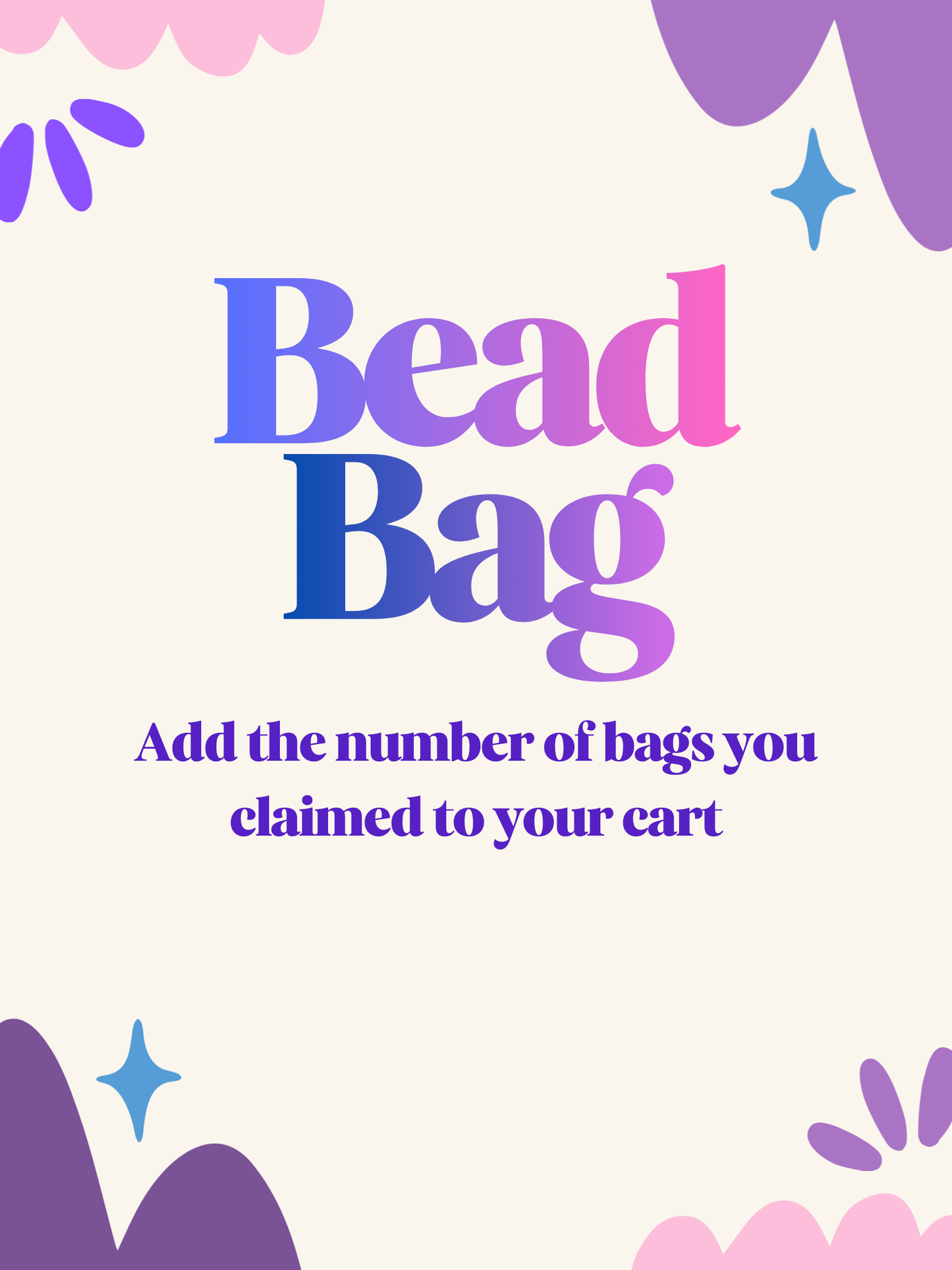 Bead Bag