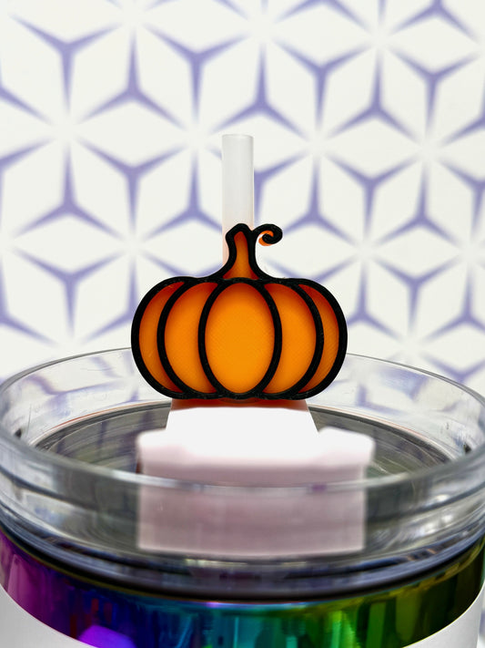Pumpkin Straw Charm