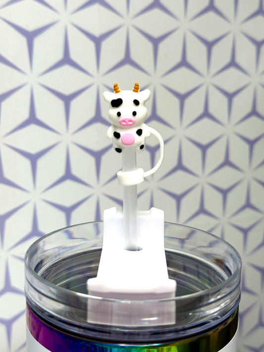 Cow Straw Topper
