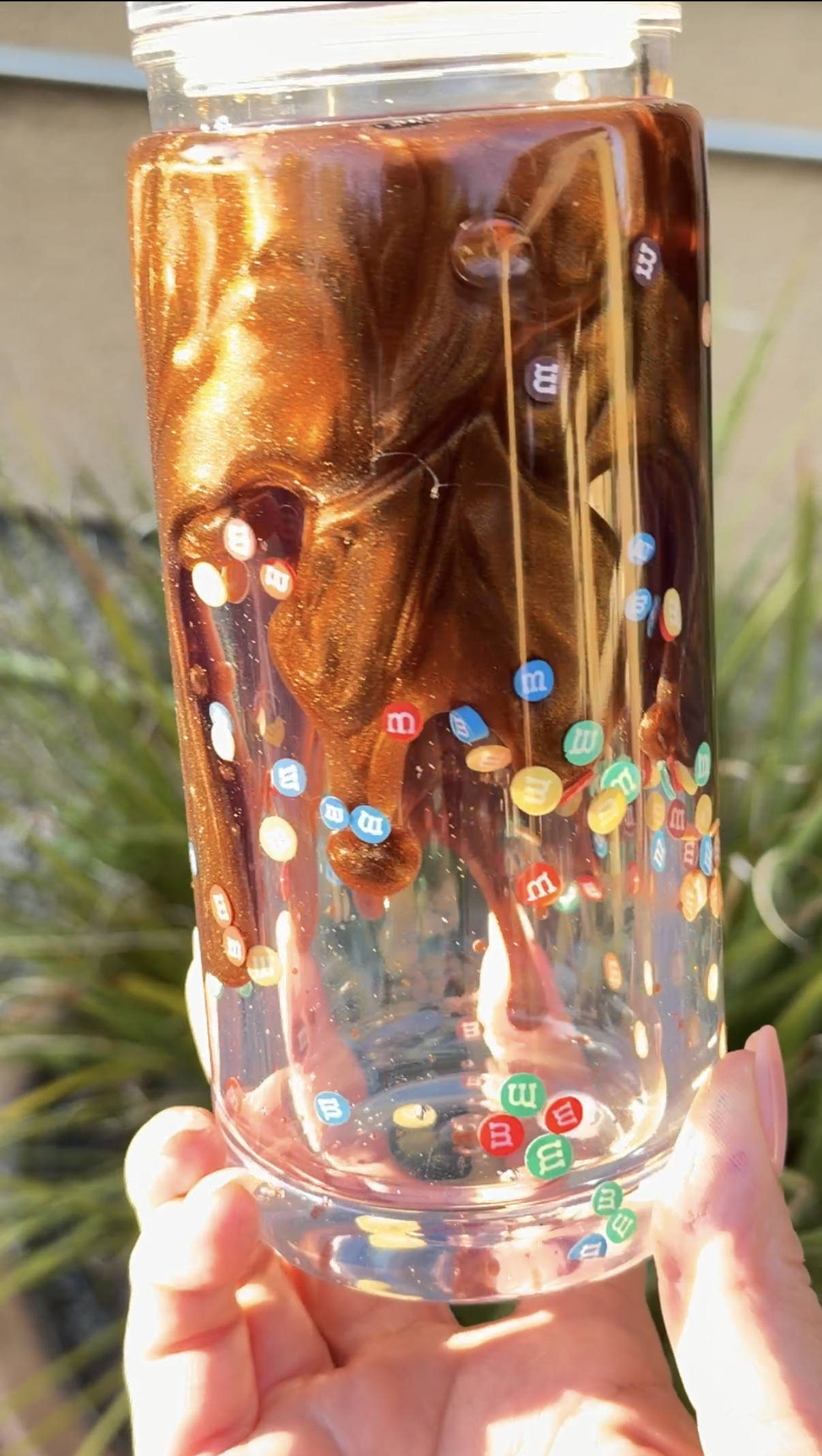 CHOCOLATE CANDY 20oz ACRYLIC Snow Globe Tumbler