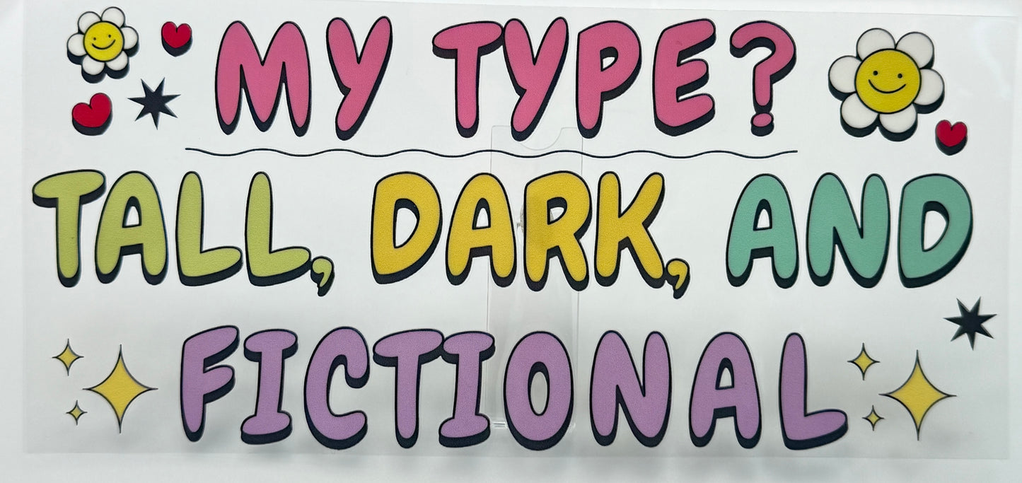 Cartoon-style text with colorful letters 