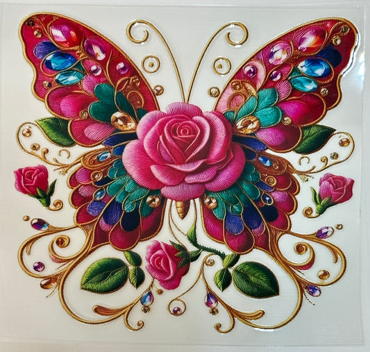 Stitch Pattern Ornate Butterfly