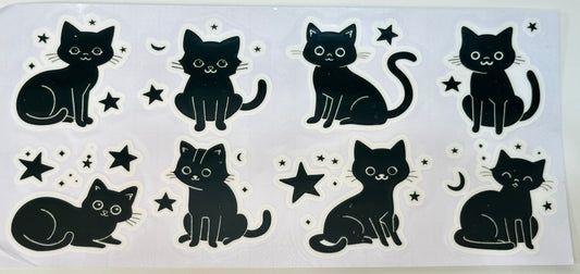 Black cat illustrations 