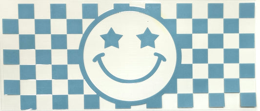 Smiley face with stars 
