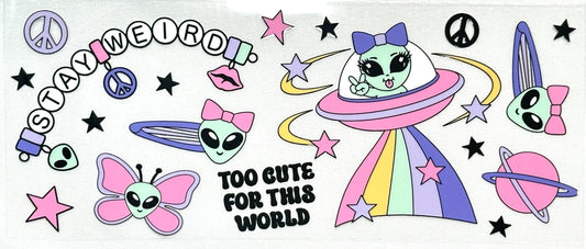 Stay Weird Alien Wrap-482