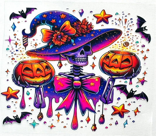 Skeleton Witch Decal-508