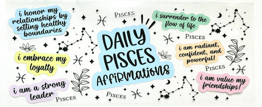 Collection of Pisces zodiac affirmations 