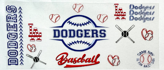 Collection of Dodgers logos and baseball-themed graphics 