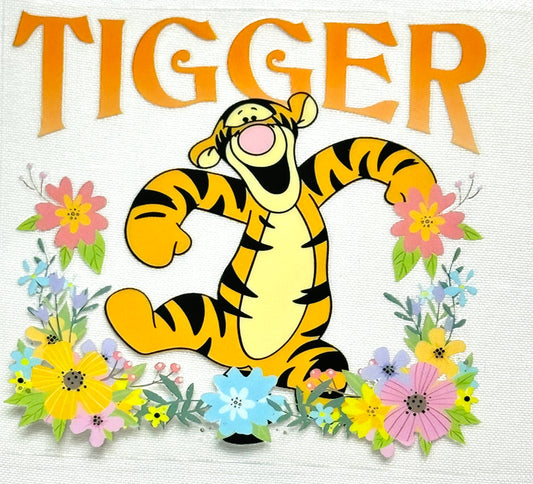 Bouncy Tiger Decal-659
