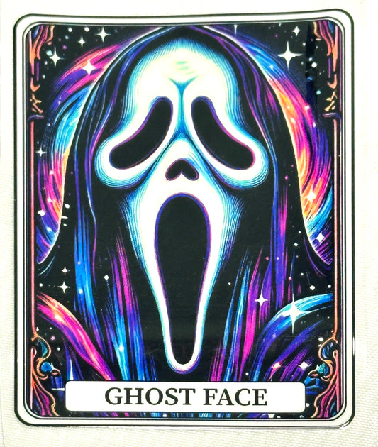 Colorful Ghost Face Decal-660
